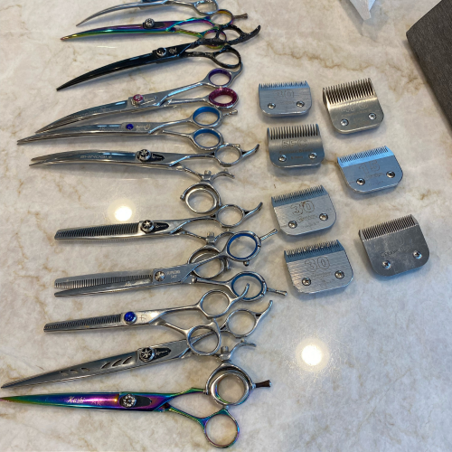 scissors and clipper blades sharpened